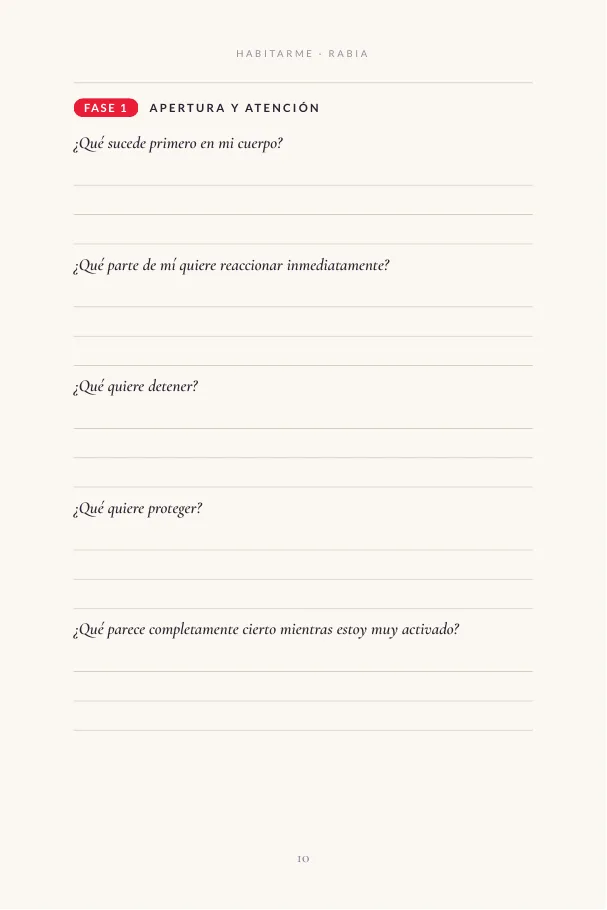 Portadilla del cuaderno de Rabia